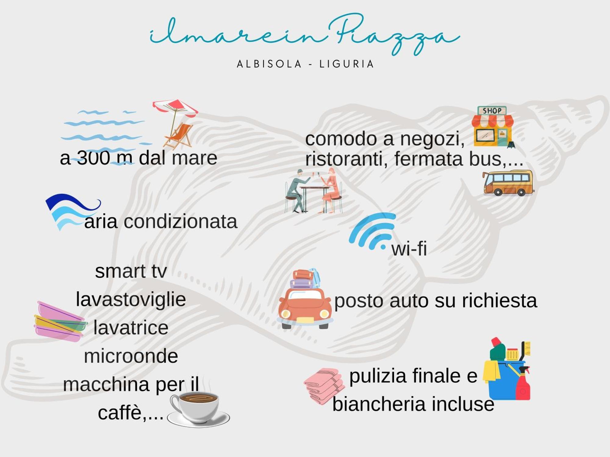 Il Mare In Piazza Apartment Албисола Супериоре Екстериор снимка